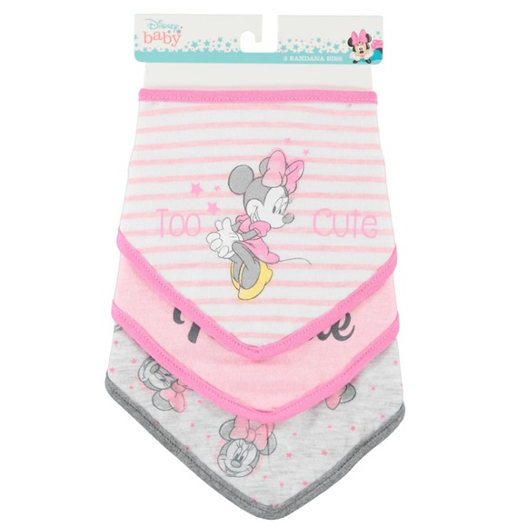 Minnie Mouse baby bibs - Picture 1 of 5